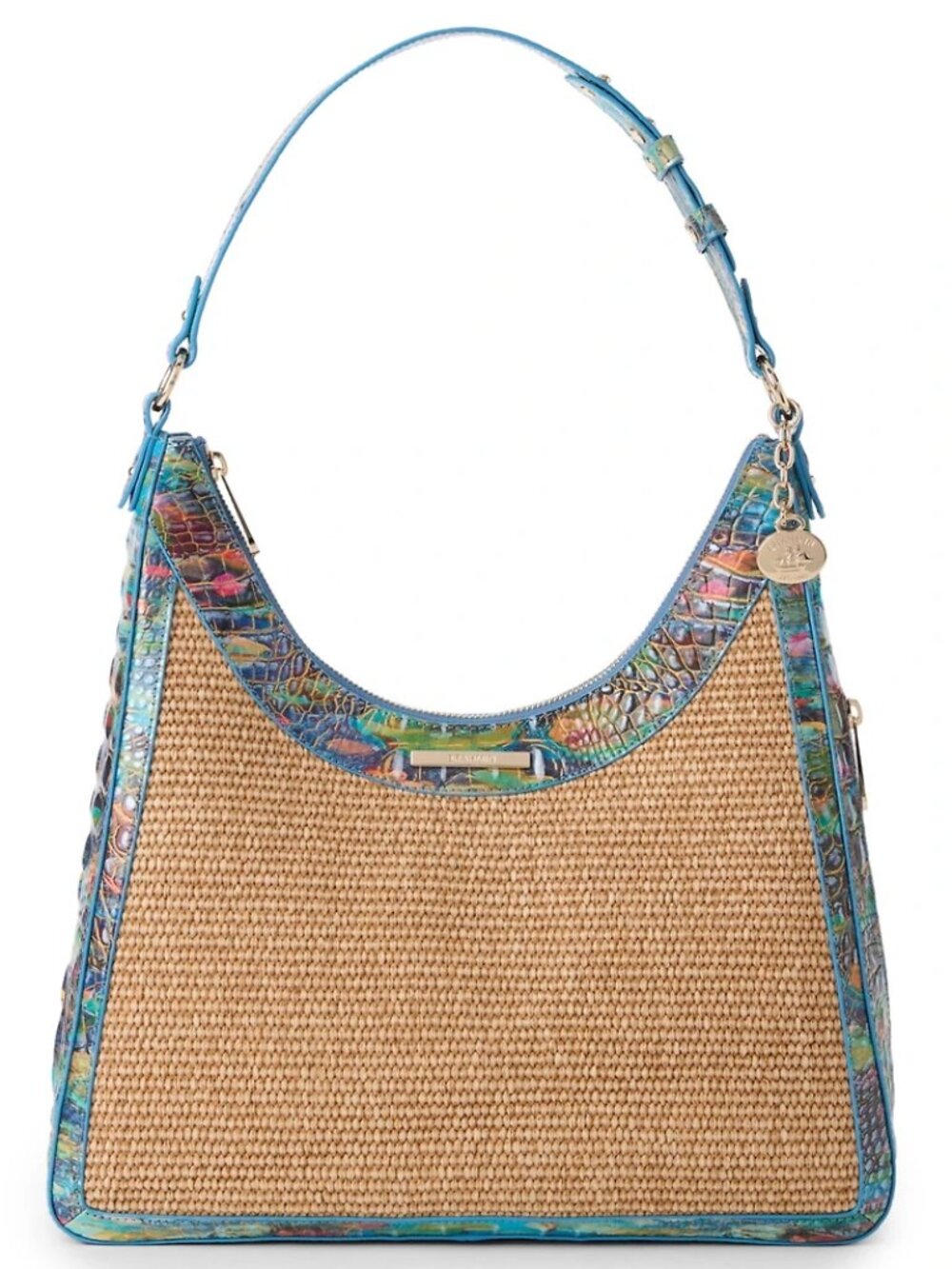 NWT ✅ Brahmin TABITHA Waterlily Abloom Leather Bag ✨ NWT, COA, DUST BAG